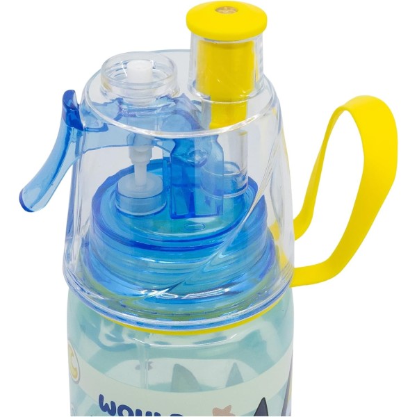 Botella con Aspersor Bluey y Bingo 575 ml - Color Azul
