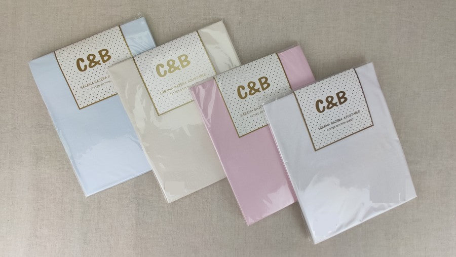 Sábanas Ajustables para Carro de Bebé 40x80 cm | Algodón Suave y Transpirable