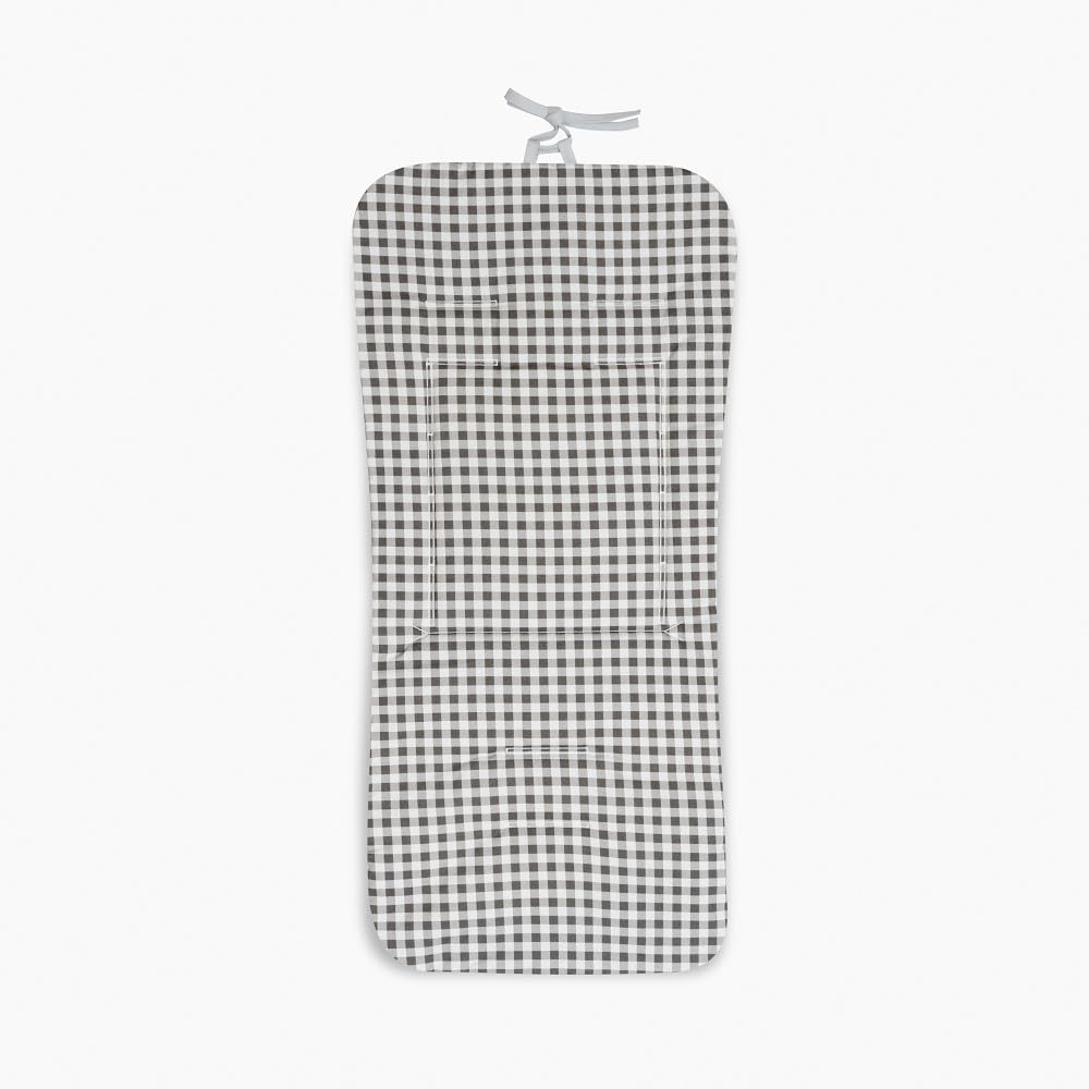 Colchoneta Reversible Universal para Silla de Paseo - Nido de Abeja + Vichy Gris - Don Algodón
