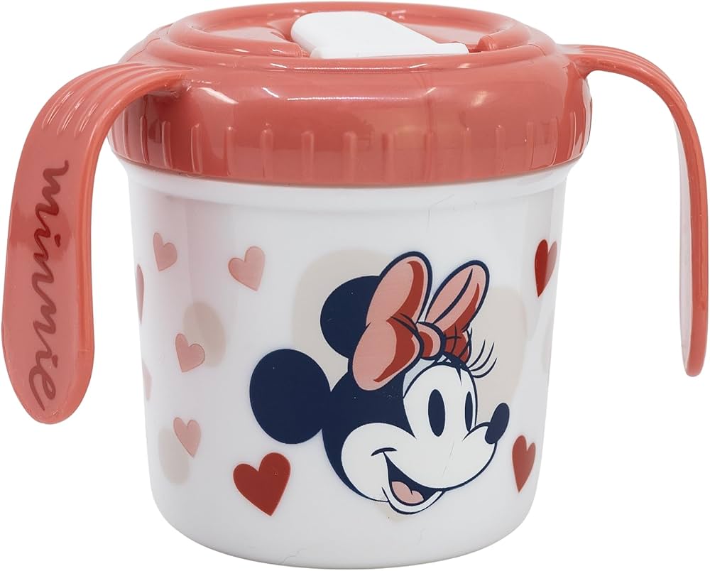 Taza de entrenamiento de 250ml | Minnie Mouse/ Mickey Mouse Heart Full