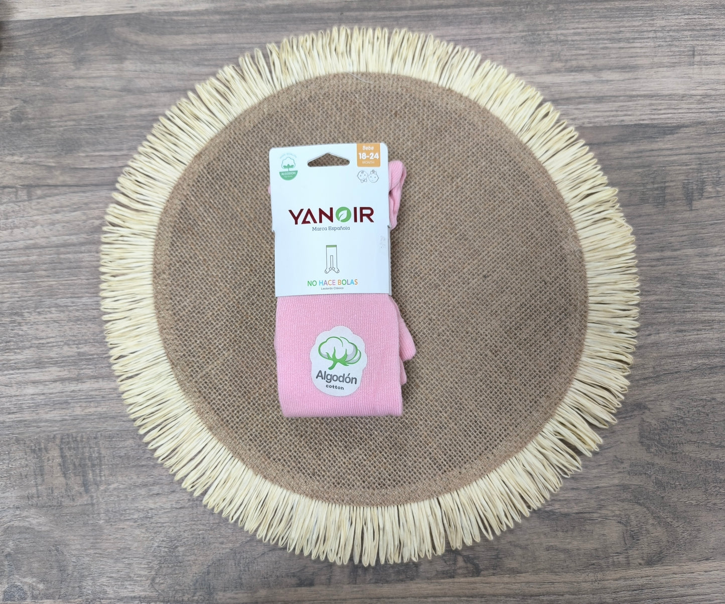 Leotardo clásico para bebé Yanoir – Algodón suave en diferentes colores (0-24 meses)