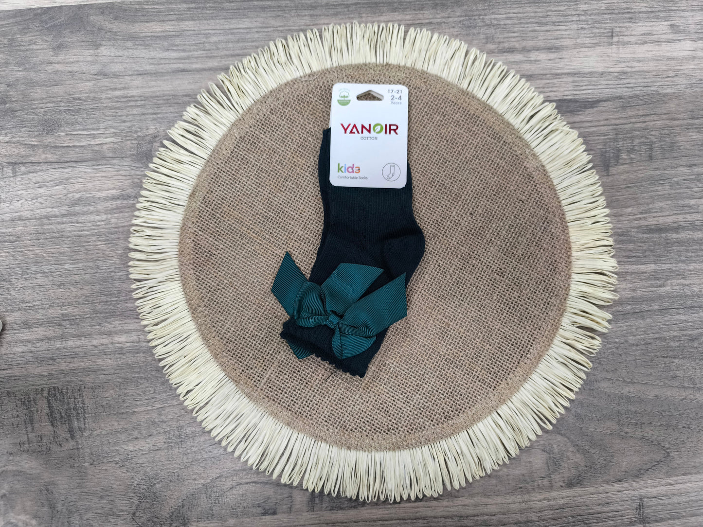 Calcetines Bajos Yanoir para Bebés – Calados con Lazo de Algodón (Tallas 0-6 a 18-24 Meses)