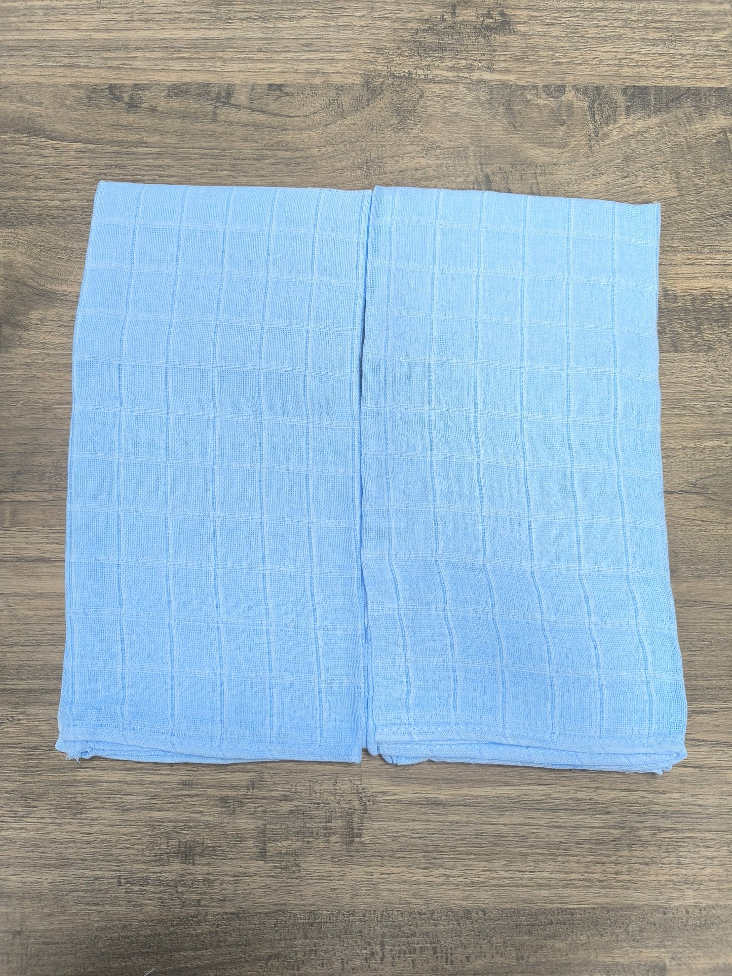 Gasa para bebé azul 100% algodón – Suave y versátil (70x70 cm)