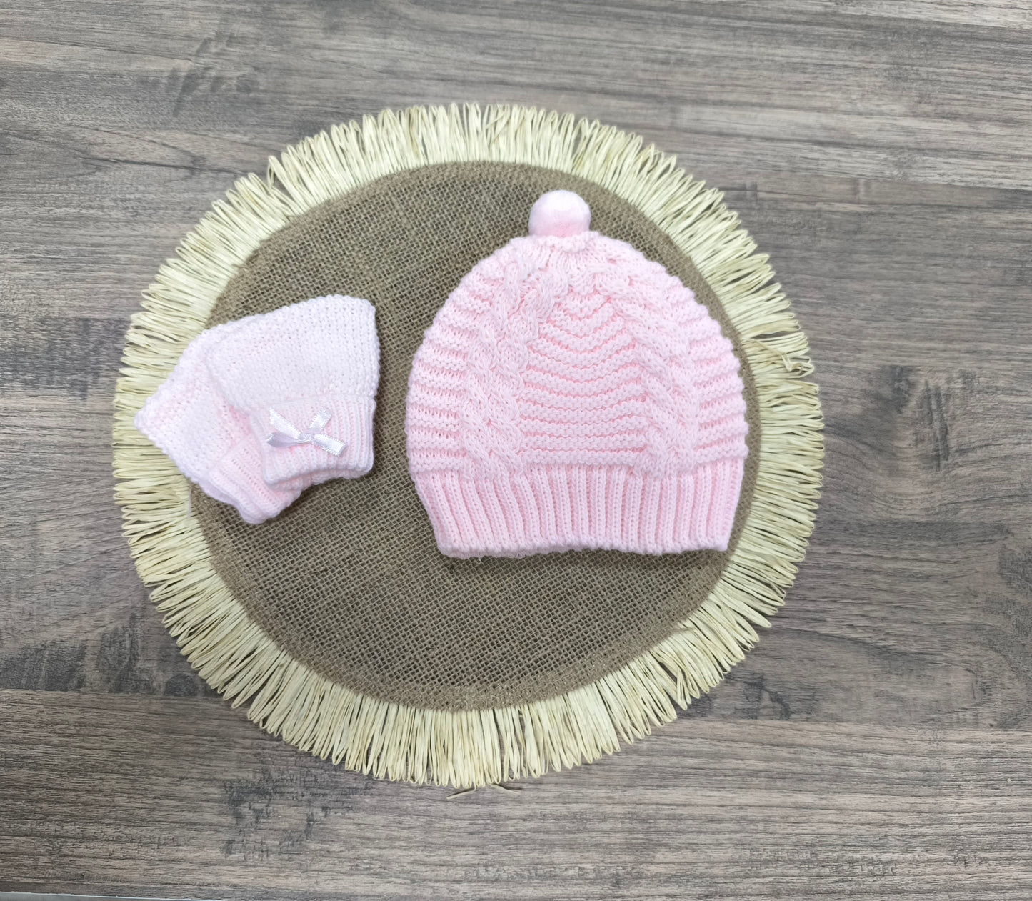 Gorro de lana con pompón