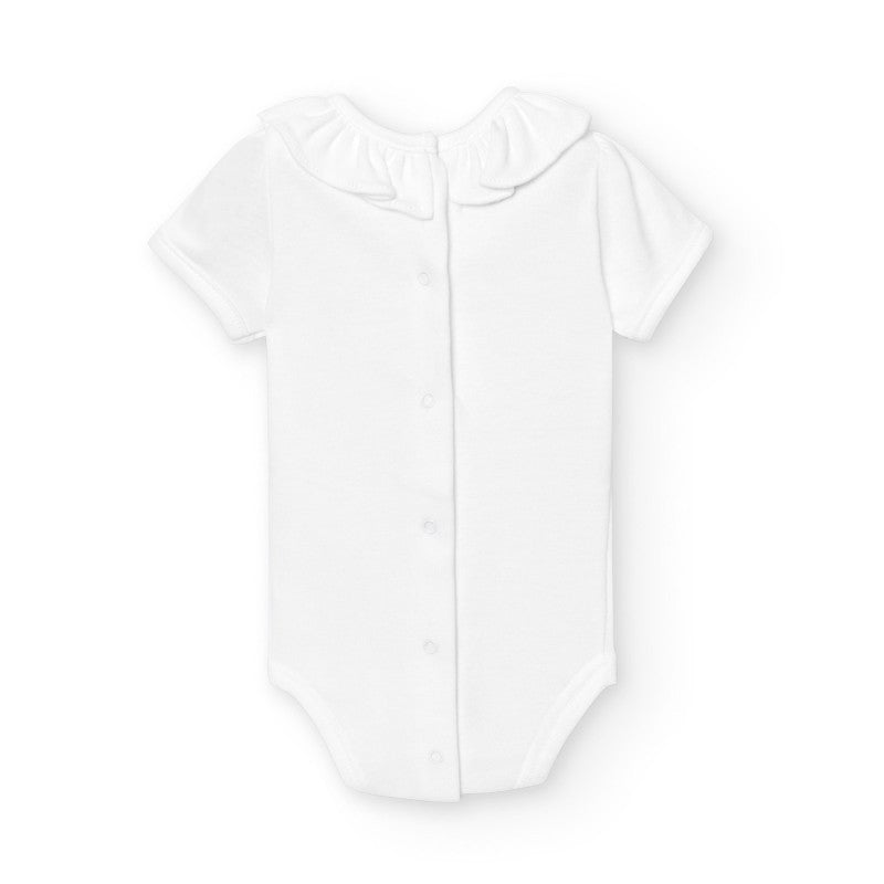Body Titán de Babidu manga corta | 100% algodón | Cuello volante