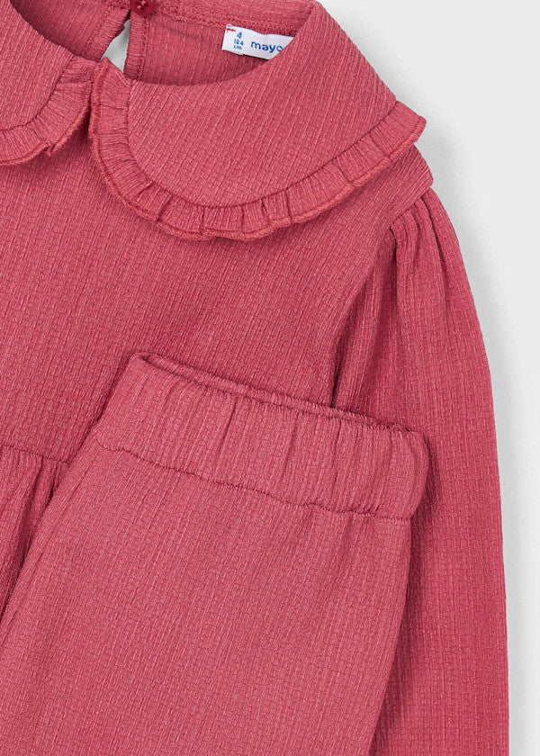 Conjunto de Blusa y Pantalón Largo para Niña Mayoral – Color Tandoori