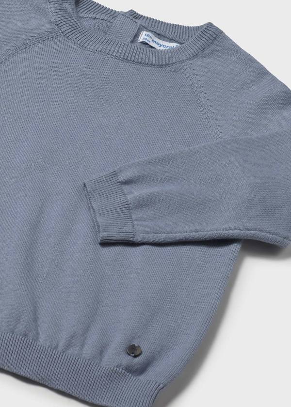 Jersey básico bebé azul iceberg Mayoral – 100% algodón suave y sostenible | Colección Basic