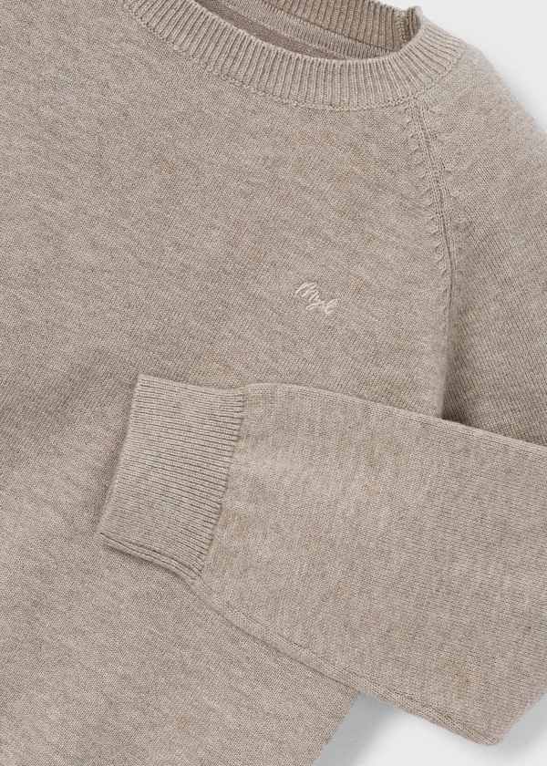 Jersey Básico de Manga Larga para Niño Color Topo