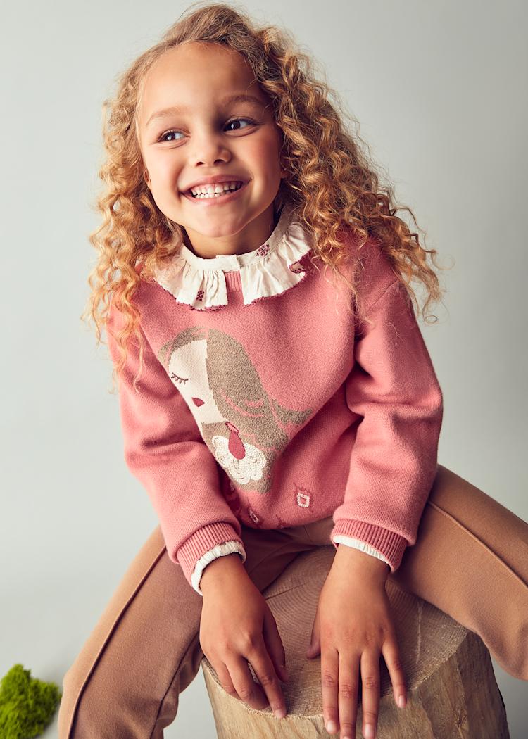 Jersey color sienna para Niña - Mayoral