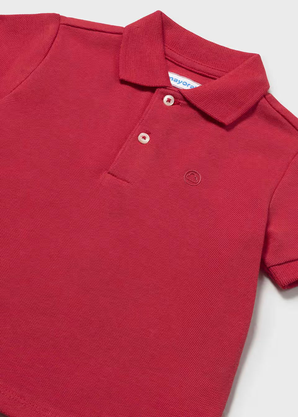 Polo básico bebé Rojo