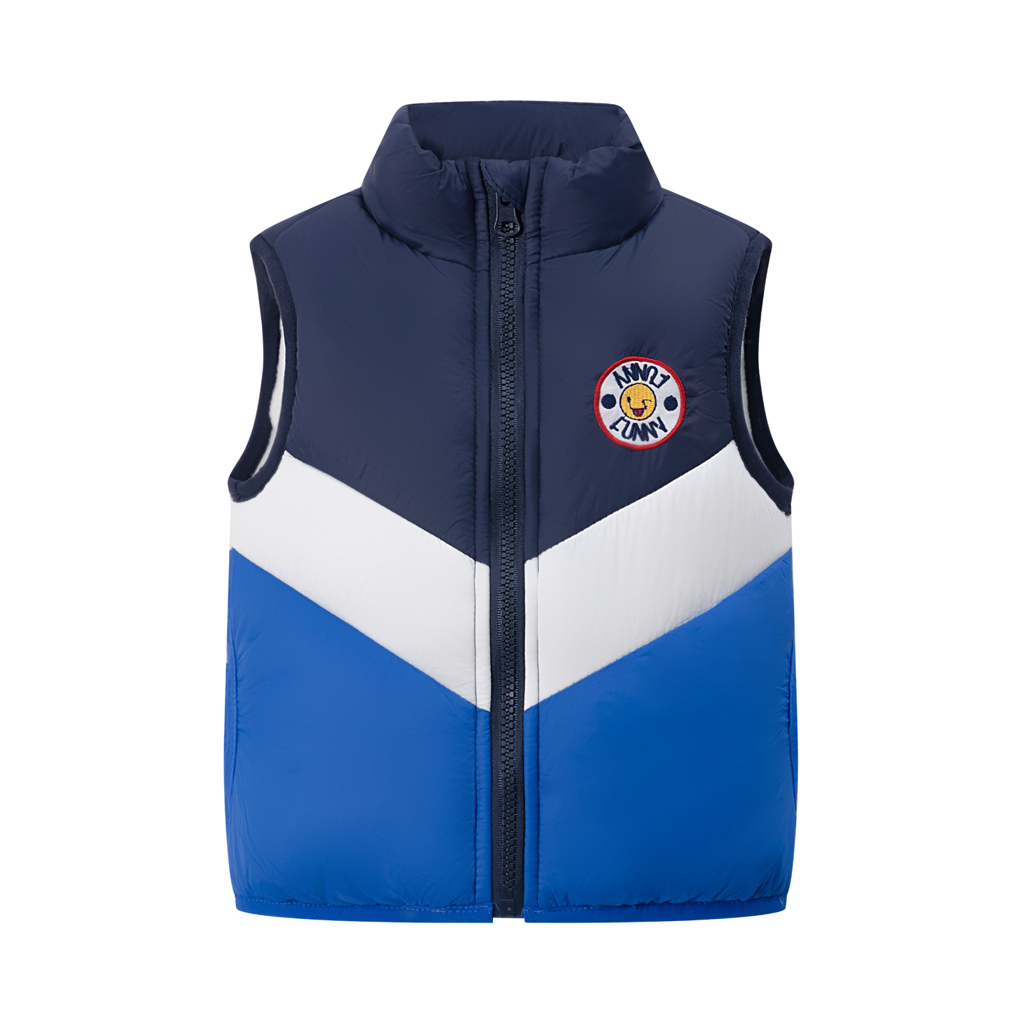 Chaleco Acolchado Infantil Funny Azul Marino