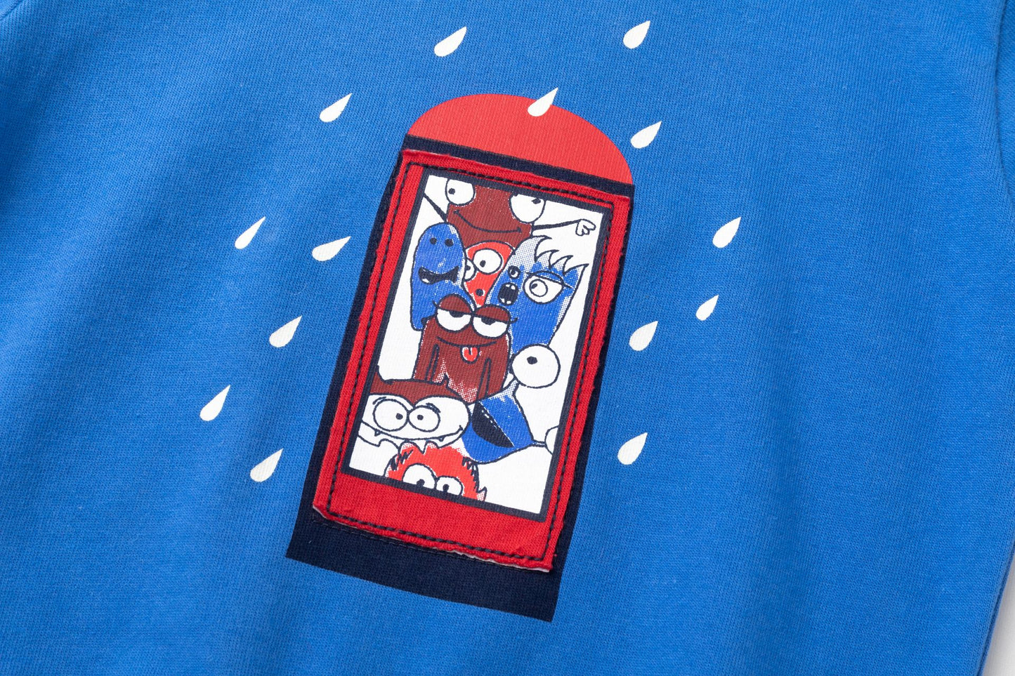 Sudadera Infantil Azul de Cabina Telefónica I  100% Algodón