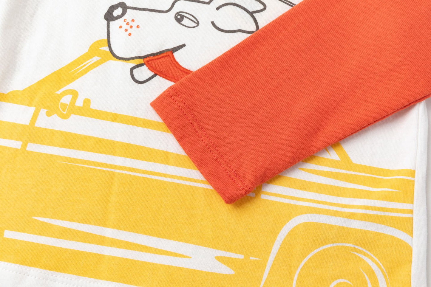 Camiseta de manga larga con perrito y glitter | 100% Algodón