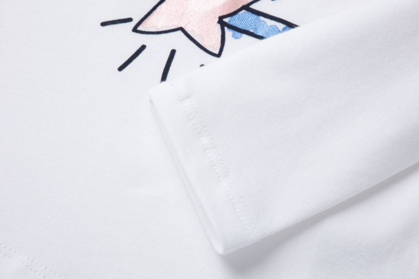 Camiseta Bebé Algodón Abalorios  – Manga Larga