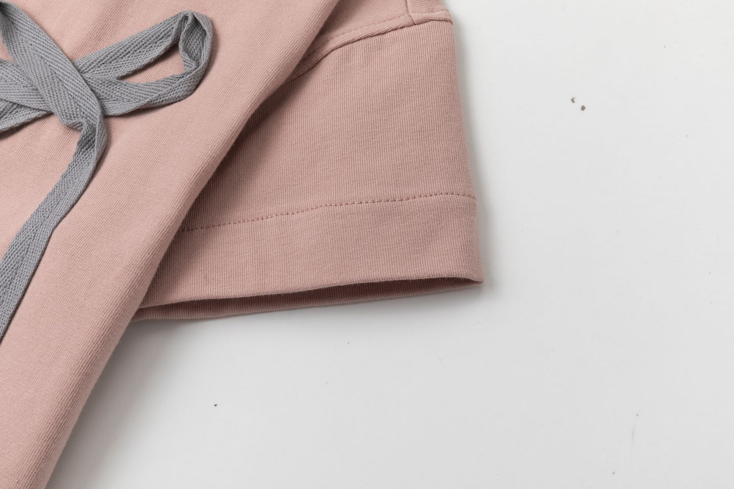 Camiseta rosa maquillaje con lazo | Manga Corta