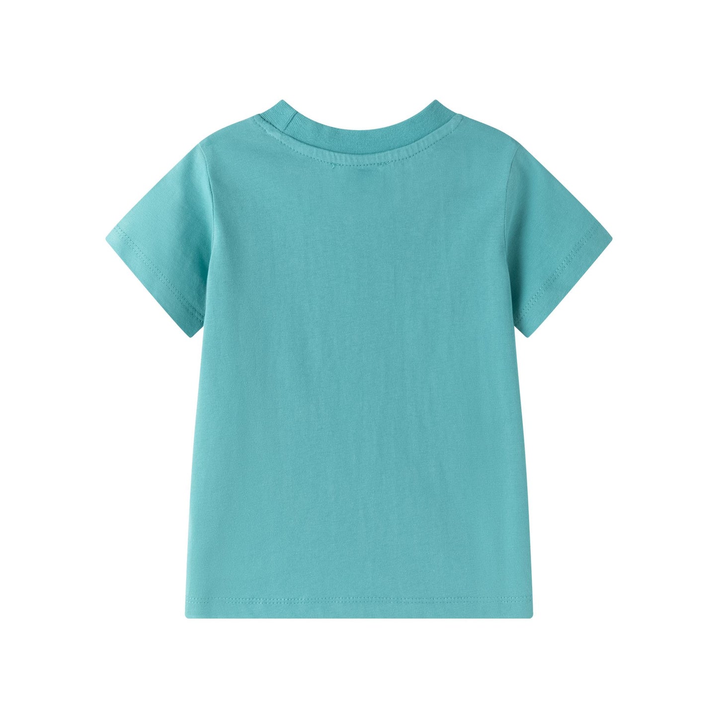 Camiseta de niño azul turquesa “Urban Jungle” | 100% Algodón