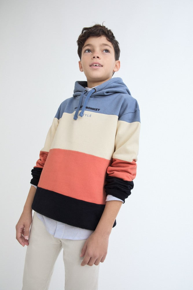 Sudadera de rayas con capucha | Street Monkey