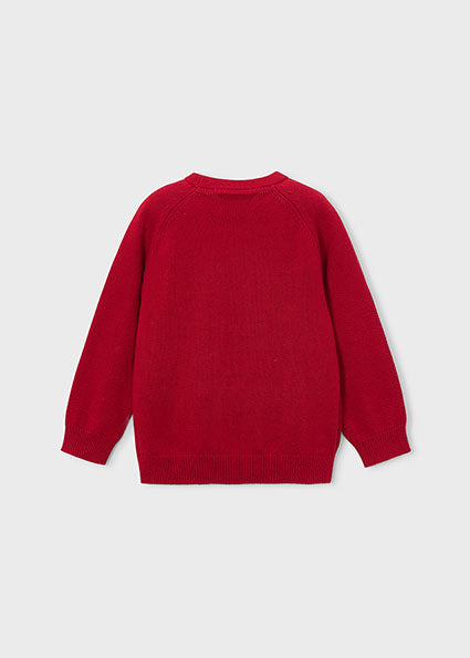 Jersey de Manga Larga Rojo para Niño