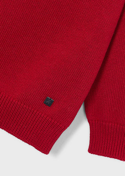 Jersey de Manga Larga Rojo para Niño