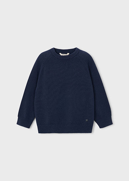 Jersey de Manga Larga Azul Marino para Niño