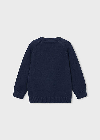 Jersey de Manga Larga Azul Marino para Niño