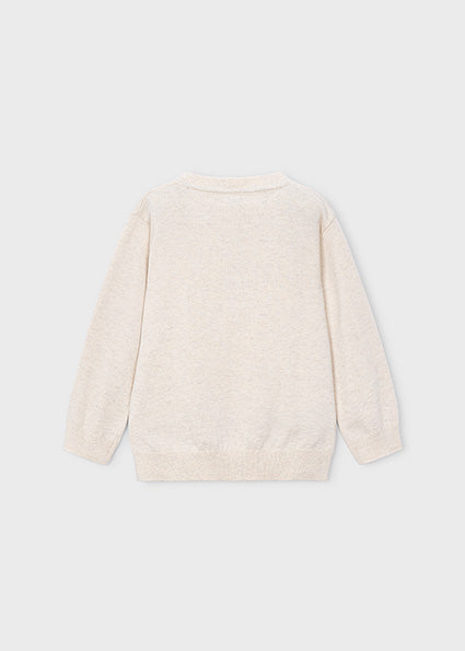 Jersey Básico de Algodón Color Piedra para Niño
