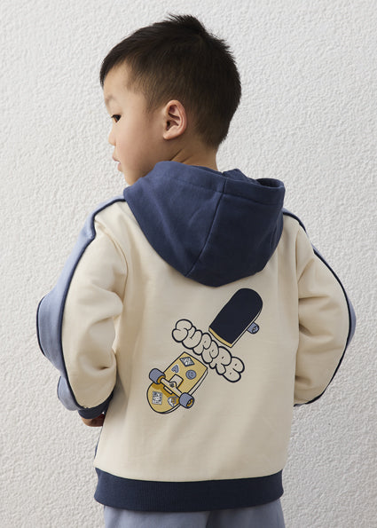 Chándal Skate de Tres Piezas - Sudadera de Cremallera y Capucha y dos pantalones