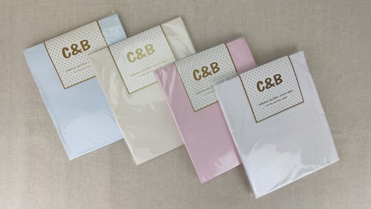 Sábanas Ajustables para Carro de Bebé 40x80 cm | Algodón Suave y Transpirable