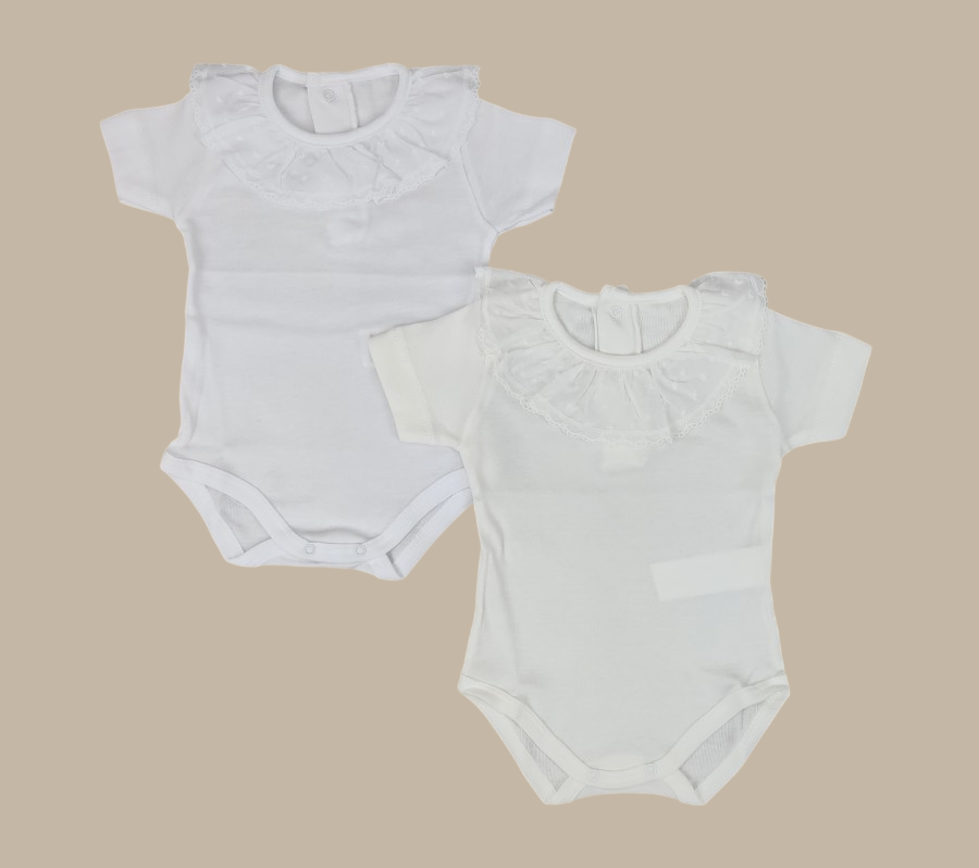 Body Plumetilla de Manga Corta – Calamaro, Elegancia y Comodidad para Bebé