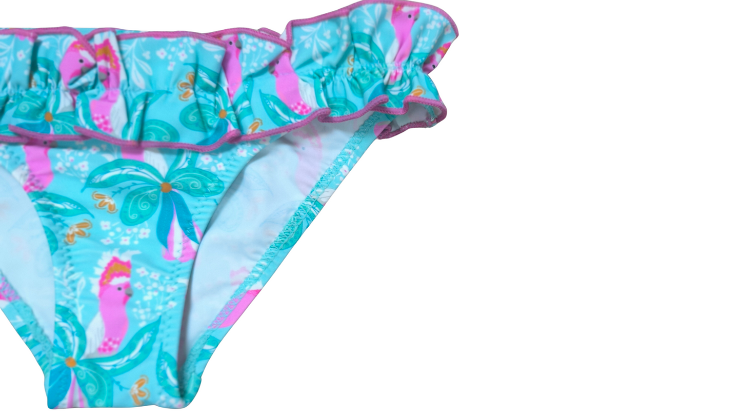 Culetín de Niña Ysabel Mora Estampado Tropical con Volante
