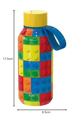 Botella Térmica Infantil Quokka Solid Kids Puzzle Yellow 330ML