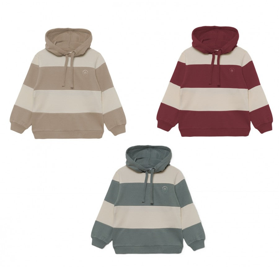 Sudadera Street Monkey de Franjas Anchas con Capucha