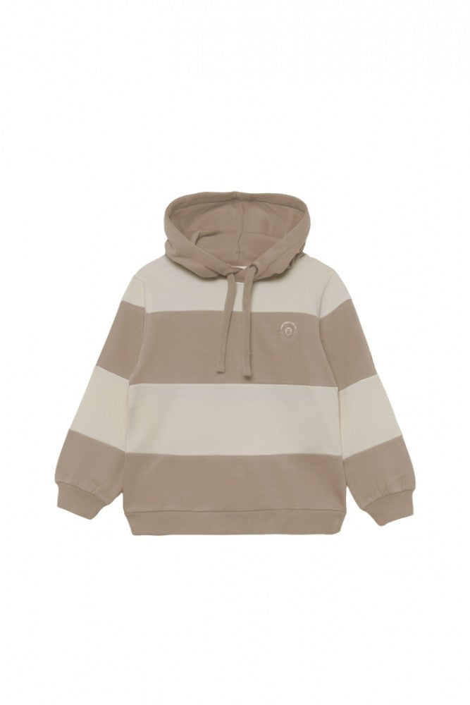 Sudadera Street Monkey de Franjas Anchas con Capucha