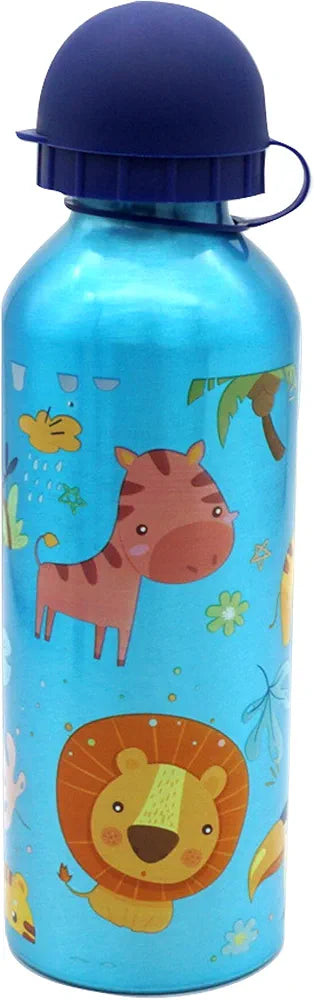 Botella Térmica Infantil de Aluminio 500 ml con Diseño de Animales