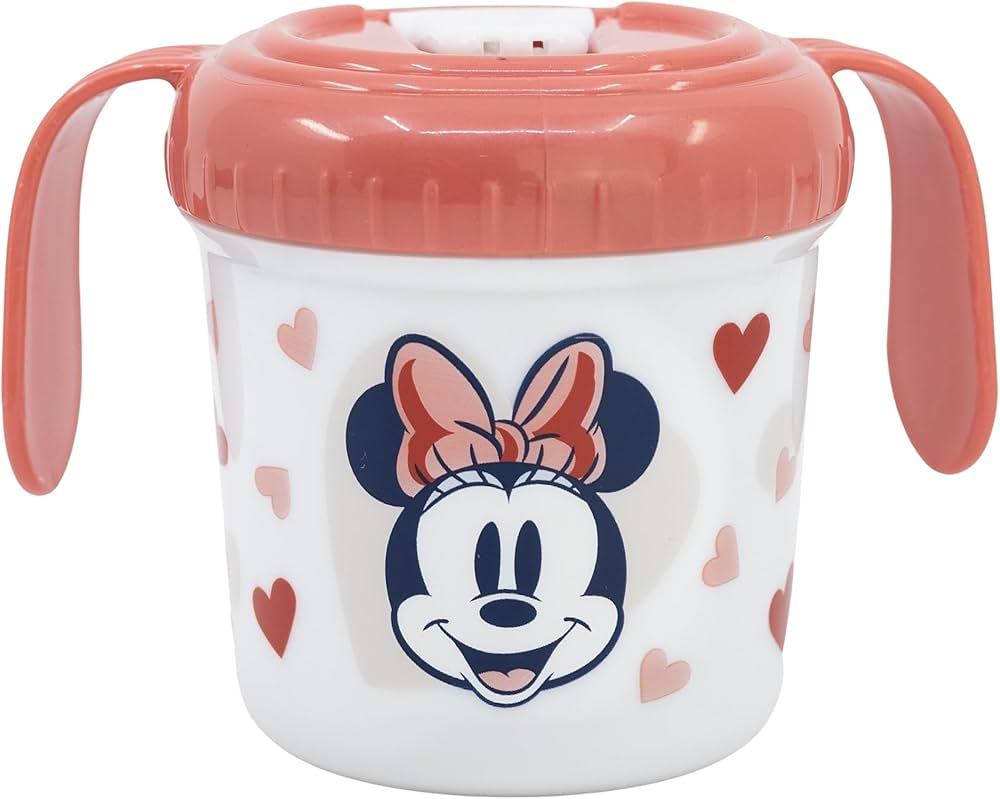 Taza de entrenamiento de 250ml | Minnie Mouse/ Mickey Mouse Heart Full