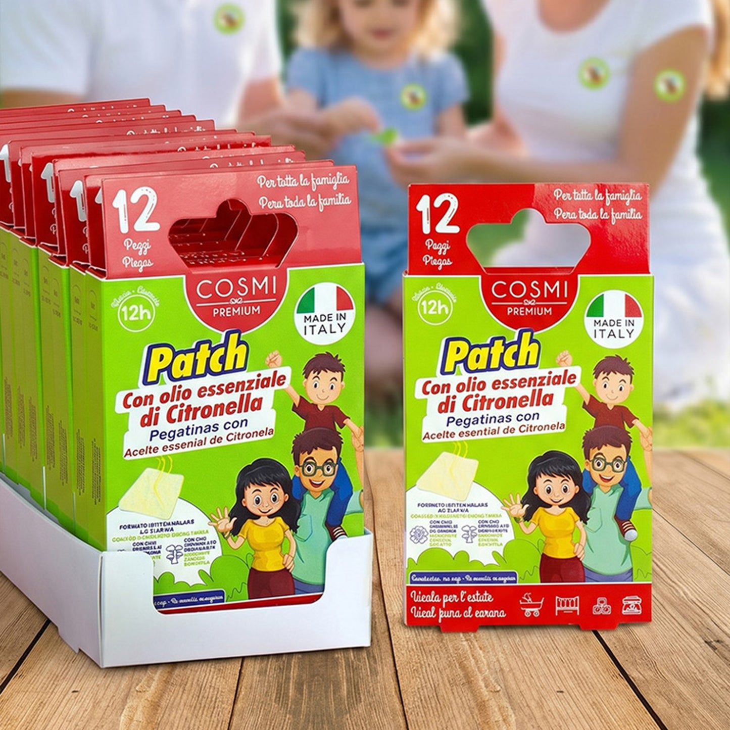 Pegatinas Antimosquitos de Citronela para Adultos y Niños