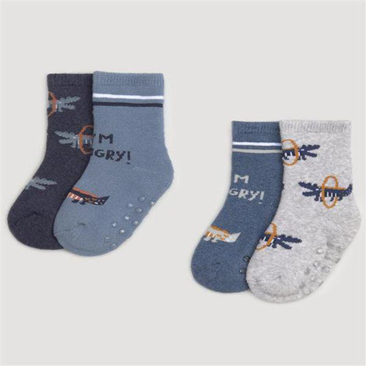 Pack de 2 Calcetines Antideslizantes de Invierno para Bebé – Ysabel Mora