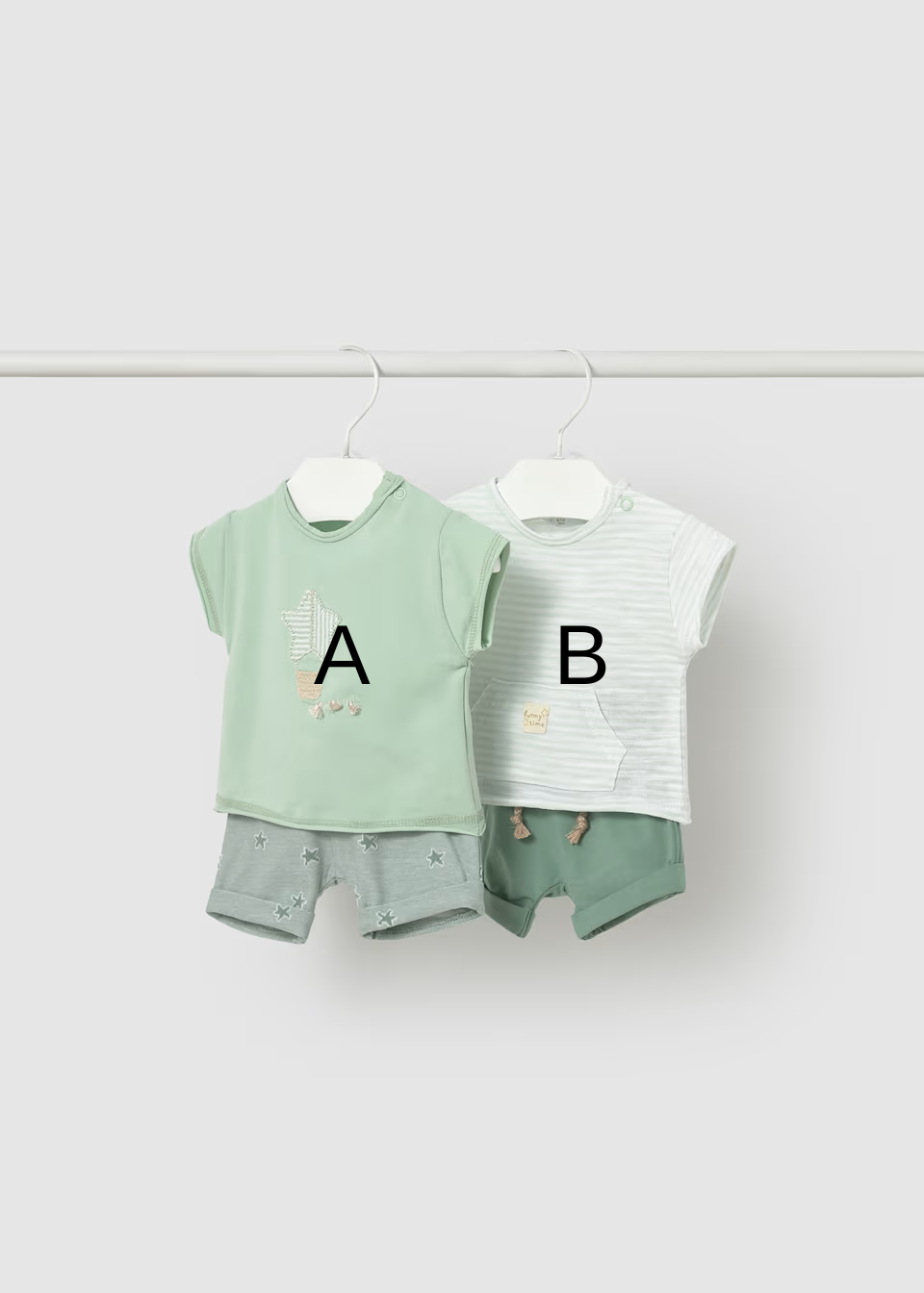 Conjuntos de Verano  | Dos Piezas Cómodas y Divertidas en color verde