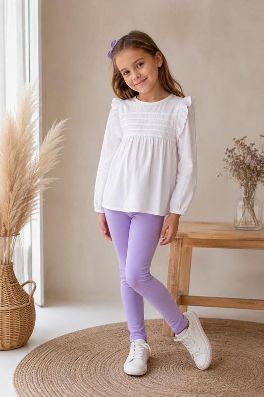 Leggins Largos en color Morado – Básico Imprescindible