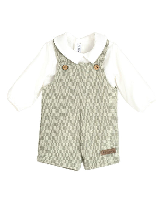 Conjunto Camisa y Peto Excellentt Bise | Bebé 1-36 Meses 100% Algodón | Calamaro