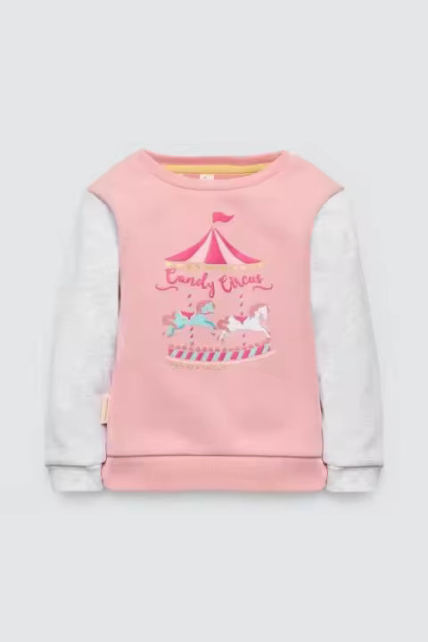 Chándal de Unicornios para Niña Ysabela Mora – Rosa y Gris, Polar y Súper Cómodo