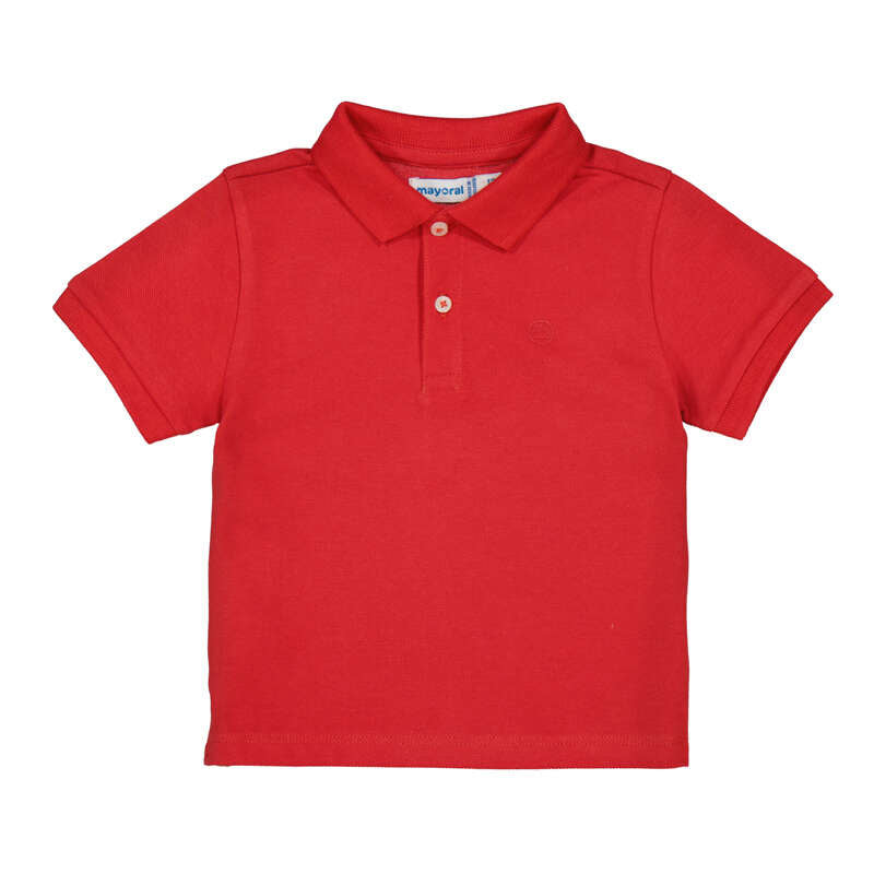 Polo básico bebé Rojo