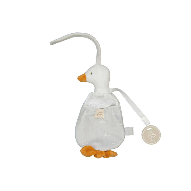 Patito Doudou Portachupete para Bebé | Compañero de Sueño y Diversión 🦆