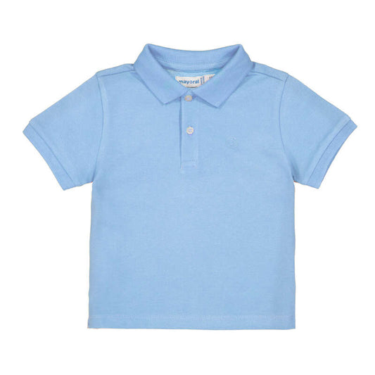 Polo básico bebé Celeste