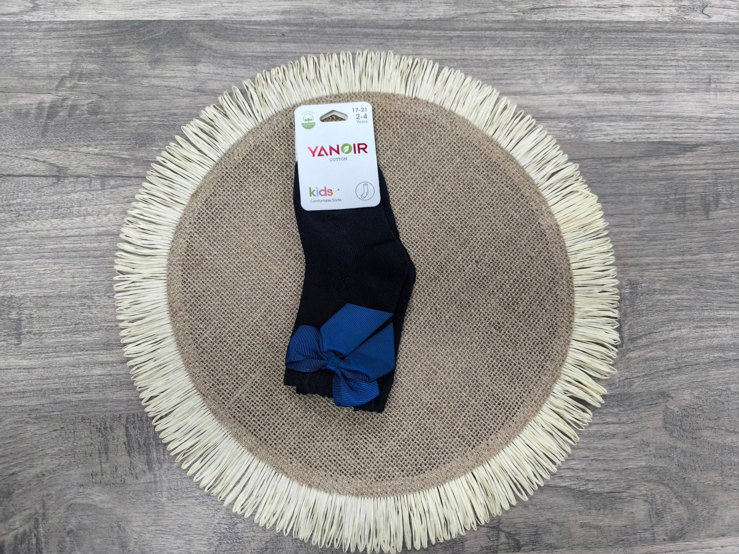 Calcetines Bajos Yanoir para Bebés – Calados con Lazo  de Algodón  (Tallas 0-6 a 18-24 Meses)