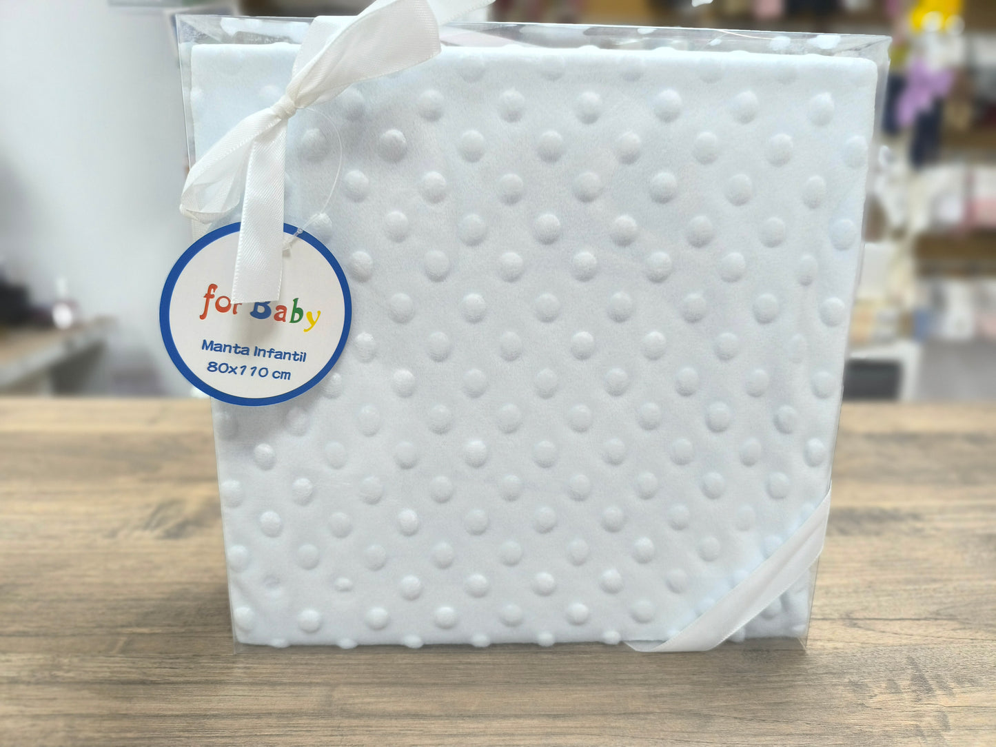Manta de Topitos “Abracitos de Colores Pastel” – For Baby
