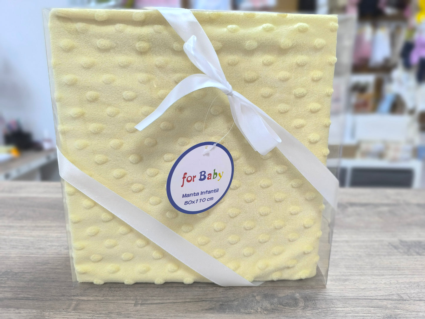 Manta de Topitos “Abracitos de Colores Pastel” – For Baby