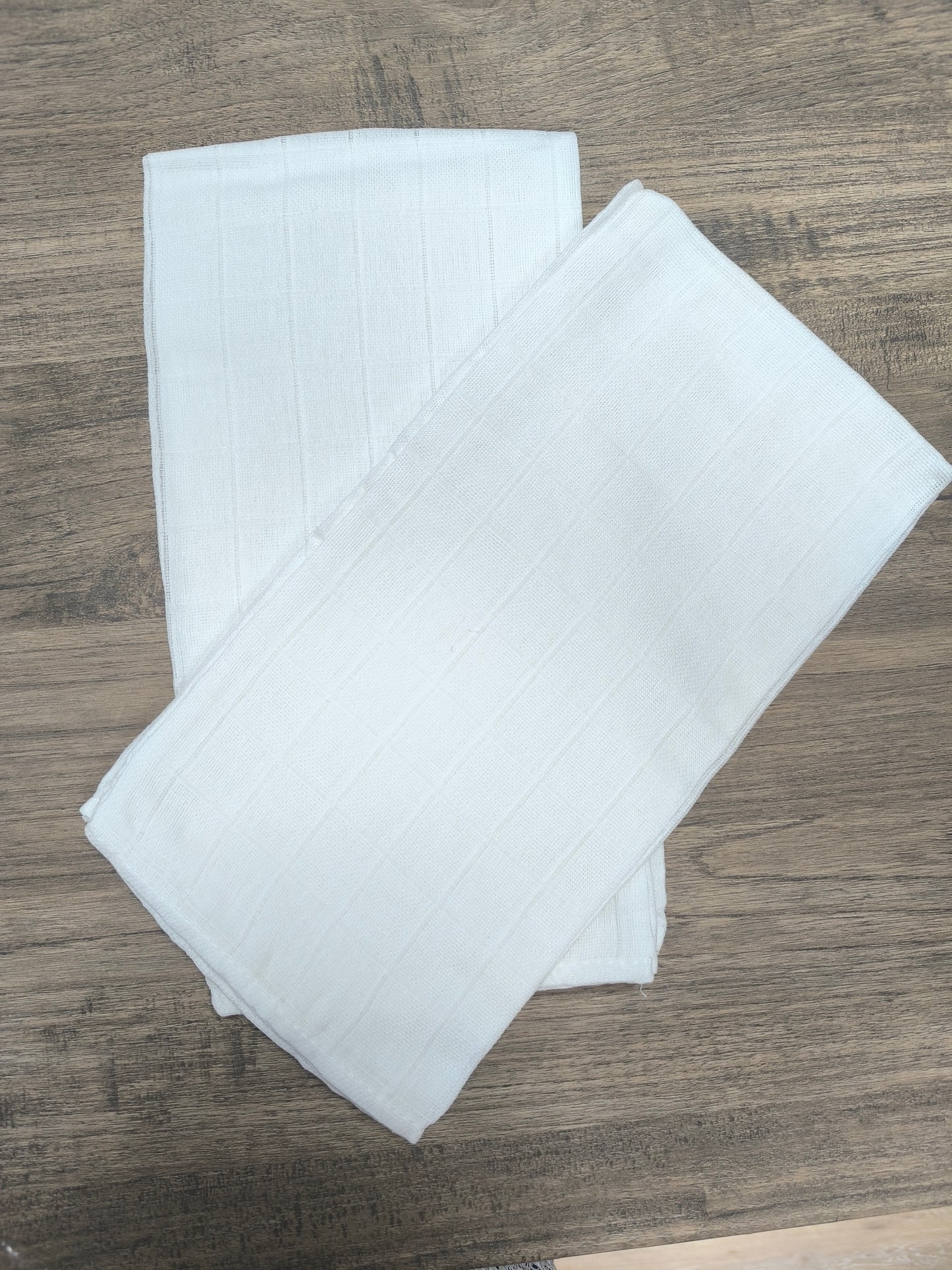 Gasa para bebé blanca 100% algodón – Suave y versátil (70x70 cm)