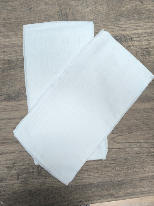 Gasa para bebé blanca 100% algodón – Suave y versátil (70x70 cm)