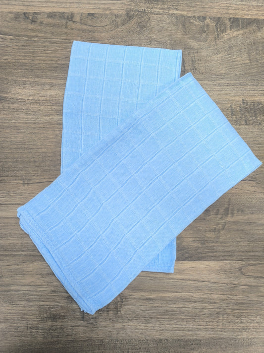 Gasa para bebé azul 100% algodón – Suave y versátil (70x70 cm)